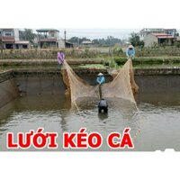 Lưới kéo cá,lưới quét,lưới vét cao 2m dài 10m túi 4m