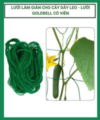 Lưới làm giàn cho cây dây leo-Lưới Goldbell có viền