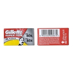 Lưỡi lam Gillette Super Thin hộp 6 lưỡi