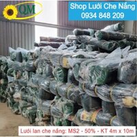 Lưới  lan che nắng Thái Lan 4m x 10m - phủ 50%