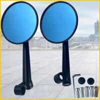 Lưỡi liềm11 Đa Năng Nhôm Tròn Xe Máy Gương Chiếu Hậu Bên Gương Chiếu Hậu 1 Cặp