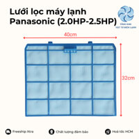 Lưới lọc máy lạnh Panasonic 2.0HP-2.5HP - Lọc bụi điều hoà Panasonic (1 cái)