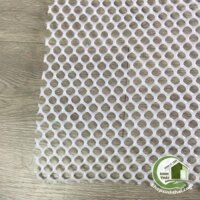 Lưới nhựa mắt cáo màu trắng - [ 1 mét x khổ 1 mét ] - lưới lỗ tròn làm hàng rào, làm chuồng, che chắn côn trùng, gia súc