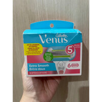 Lưỡi thay thế Gillette Venus extra smooth hộp 6 lưỡi