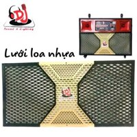 lưới thùng loa tủ kéo, lưới nhựa 01 bộ, lưới loa kẹo kéo nhựa, thùng loa đôi bass 40, 30 đôi