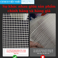 Lưới thủy tinh gia cường chống nứt cho bê tông và bả matit, mối nối đa năng khổ 1 Mét dài 25Mét