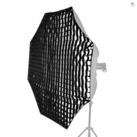 Lưới Tổ Ong 140cm / 55in Chụp Ảnh Hình Bát Giác Softbox Lưới Tổ Ong Màu Đen Hộp Mềm Phản Quang Chân Dung Sản Phẩm Chụp Ảnh Phụ Kiện Came-226