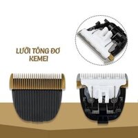 Lưỡi tông đơ thay thế cho Kemei KM-10851086, Kemei KM-27C lưỡi sứ trắng không gỉ an toàn cắt tóc trẻ em và người lớn