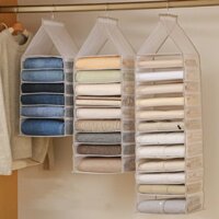 Lưới Treo Vải Túi Bảo Quản Tủ Quần Áo Nhà Có Ngăn Túi Mở Rộng Quần Có Thể Gập Lại Dụng Cụ Tổ Chức