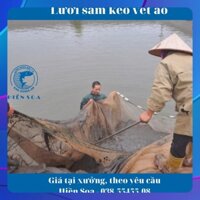 Lưới vét cá và rùng kéo tép ao hồ bằng lưới quét săm sợi cước PE Thái Lan dài 10m, 20m, 25m, 30m [Hàng Loại 1]