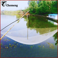 Lưới Vó Kéo Cá Đầy Đủ Kích Thước Từ 2m, 2m5, 3m, 3m5, 4m Mắt Thưa Trắng - Mắt Vàng Mau Rộng 0,5cm - Chemeng Store