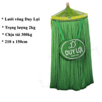 Lưới võng xếp duy lợi cỡ lớn kèm gối, loại 18 lỗ dùng cho khung 7kg - không kèm khung|V003