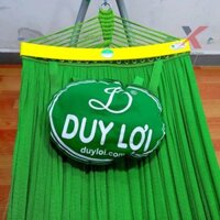 Lưới võng xếp Duy Lợi cỡ lớn kèm gối - Loại 18 lỗ dùng cho khung 7-8kg
