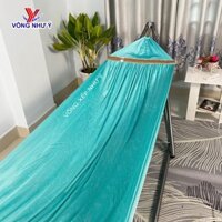 Lưới võng xếp Như Ý A60 size đại dày rộng dùng cho khung lớn, võng lưới cán thép gấp gọn đảm bảo không bị lật