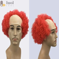 Luol Bald Cap Tóc Giả, Trang Phục Trình Diễn Sân Khấu Ngộ nghĩnh Tóc Giả, Mũ Đội Đầu Tóc Người Cao Tuổi Ngộ nghĩnh