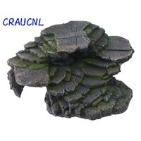 Luol Đá Mô Phỏng, Nhựa Thú Cưng Leo Núi Bò Sát Hang, Môi Trường Sống Cá Sấu Brazil Rùa Lưng Bàn Sấy Ẩn Terrarium