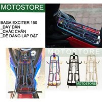 Lượn Giữa, Baga Inox 10ly, Titan 7 màu, Đen Sơn Tĩnh Điện Cho Xe Exciter 150