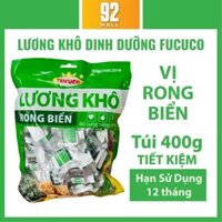 Lương Khô Rong Biển Mini Túi 400g Dinh Dưỡng Thơm Ngon Ăn Vặt Thay Bữa