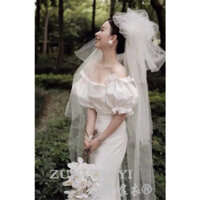 lúp cô dâu phồng cao nhiều tầng