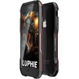 Luphie Metal Frame for iPhone 7 Plus Luxury Bicolor Aluminum Bumper Case 3D Stereoscopic Case Cover for iPhone7 Plus - intl