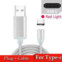 Lưu Lượng Ánh Sáng Dạ Quang Từ 8 Pin Cáp USB iPhone XR X 7 8 Sạc Micro USB Sạc Nhanh Nam Châm sạc USB-C Loại-C