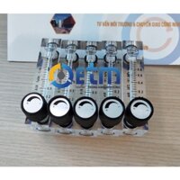 LƯU LƯỢNG KẾ ĐO KHÍ LÍT/PHÚT LZM-4T CÓC VAN ĐIỀU TIẾT BẰNG NHỰA ACRYLIC