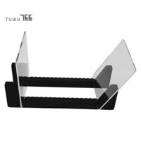 Lưu trữ bản ghi Vinyl -Vinyl LP Record Rack dài 13,7 inch -Vinyl Record Holders (Đen)