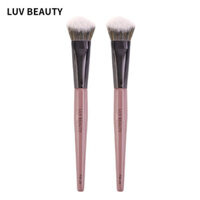 LUV BEAUTY Cọ má hồng Cọ làm đẹp tự nhiên Cọ đánh kem nền có độ dốc Cọ trang điểm tóc mềm