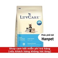 luvcare 3kg-Thức ăn chó con dưới 1 tuổi- giống lớn-golden-alaska-samoyed-siba-husky -giúp bảo vệ da và lông-tốt cho xươn