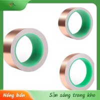 [Luxiang.vn] Băng đồng, Băng lá đồng, Băng keo dẫn điện, Băng keo đồng cho đàn Guitar thủy tinh màu
