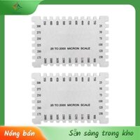 [Luxiang.vn] Lược màng ướt bằng thép không gỉ Sơn phủ màng ướt Máy đo độ dày màng ướt Máy đo lược