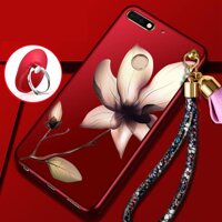 Luxury 3D Flowers Back Cover For Huawei Y6 Prime 2018 / Honor 7A (3GB+32GB) 5.7   inch Case Silicone Soft Case Shell Cell Mobile Phone Cases (Color-2) - intl