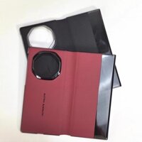 Luxury View Windows Flip Leather Phone Case cho Huawei Mate XT Ultimate Full Protection Clear Cover