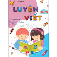 Luyện viết  chữ thường cỡ nhỏ  vở ô ly có mẫu nét cơ bản, chữ thường, chữ ghép và câu