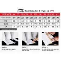 LV 10.10 Giày cầu lông nữ Lining chính hãng, đẳng cấp Tốt Nhất . :)) [ NEW ĐẸP ] . new XCv  `  ' . .