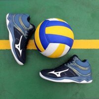 LV 10.10 [Siêu Sale] GIÀY BÓNG CHUYỀN MIZUNO THUNDER BLADE 2 MID (XÁM) . :)) [ NEW ĐẸP ] . new XCv ۶  ) , ˇ ) ,