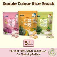 [LV] Bánh Gạo Hữu Cơ Bebecook Double Color Rice Hàn Quốc Cho Bé Ăn Dặm 6M+
