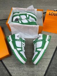 LV Trainer Xanh Lá – Giày Louis Vuitton Trainer Green