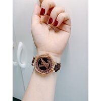 LV Women Watches Đồng hồ kim dây đa in thương hiệu sang trọng cho nữ