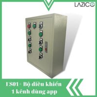 LW4V – TỦ ĐIỀU KHIỂN TỪ XA QUA WIFI 1 BƠM 4 VAN ĐIỆN TỪ (24VDC, 24VAC, 220VAC) BƠM 3HP 1PHA