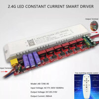 Ly 2.4G thông minh dẫn lái xe điều khiển từ xa cung cấp điện mờ & màu sắc có thể thay đổi (40-72W) x2x4x6 SYP