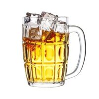 Ly bia bầu 450ml nhựa VIỆT NHẬT 6361 - Trong suốt, có quai - Uống nước, cà phê