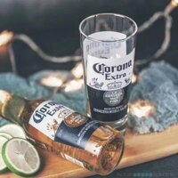 Ly bia Corona nhập khẩu từ Mexico CORONA Cốc thủy tinh dày, cốc nước trái cây, cốc dung tích lớn