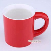 Ly Cafe Sứ 320cc Yami Màu Đỏ