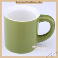 Ly Cafe Sứ 320cc Yami Màu Xanh Lá