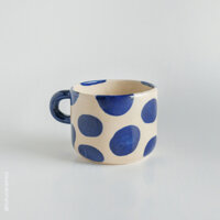 Ly Capuccino mug hoạ tiết "Polka Dots"