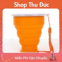 Ly - Cốc Bằng Silicon Có Thể Gấp Gọn Viền Inox Cứng Cáp Dùng Cho Du Lịch Cá Nhân DTK72682001 - Shop Thu Đức - Ly - Silicon cup can fold stainless steel stainless steel border for travel and personal