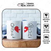 Ly cốc sứ Cặp Đôi - Tình Yêu