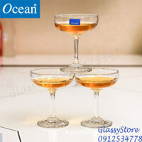 Ly (cốc) thủy tinh Ocean Saucer Champagne – 1501S05 – 135ml / 1501S07 – 200ml (Hàng nhập khẩu Thái Lan chính hãng)