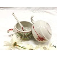 Ly (cốc) Uống Trà, Cafe Hoa Văn Vẽ Tay Truyền Thống Có ảnh thật